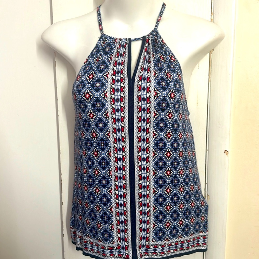 Red White & Blue Max Studio Top Size Medium